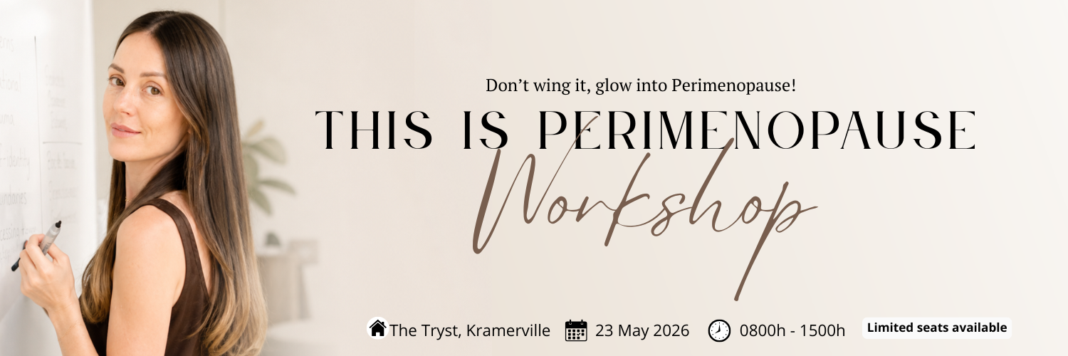 Suits & Sneakers presents: "This Is Perimenopause" workshop with Nicole Sham (women ONLY)