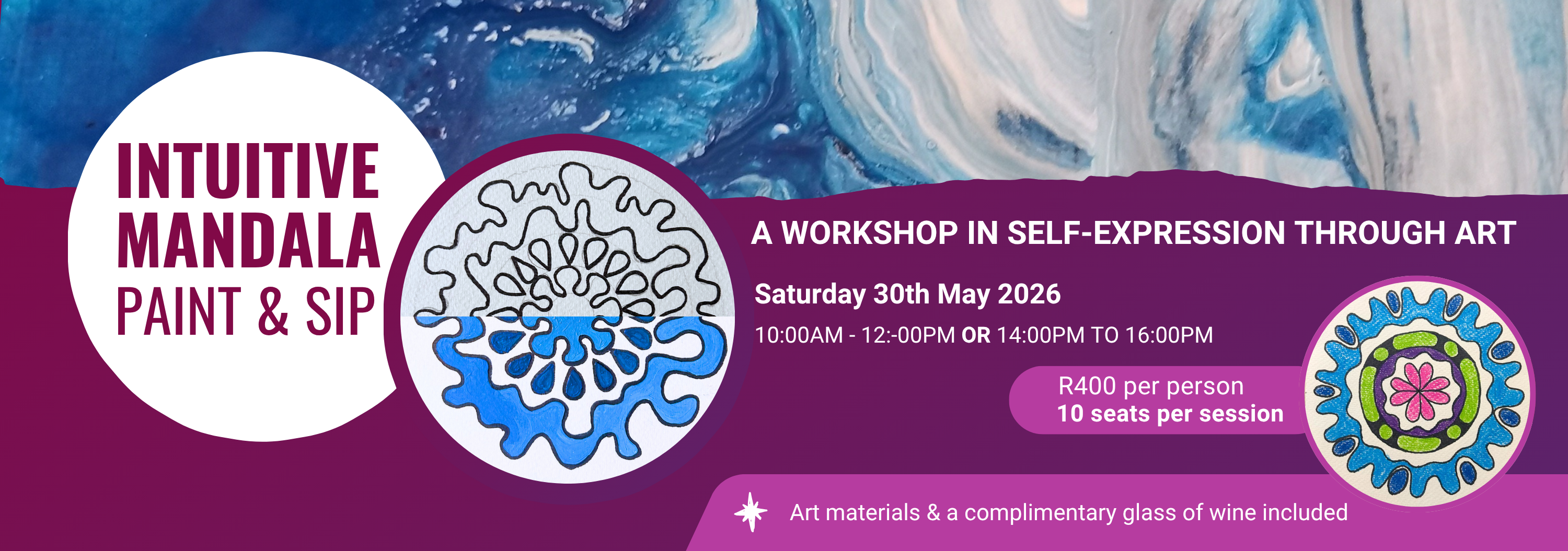 Intuitive Mandala Paint & Sip