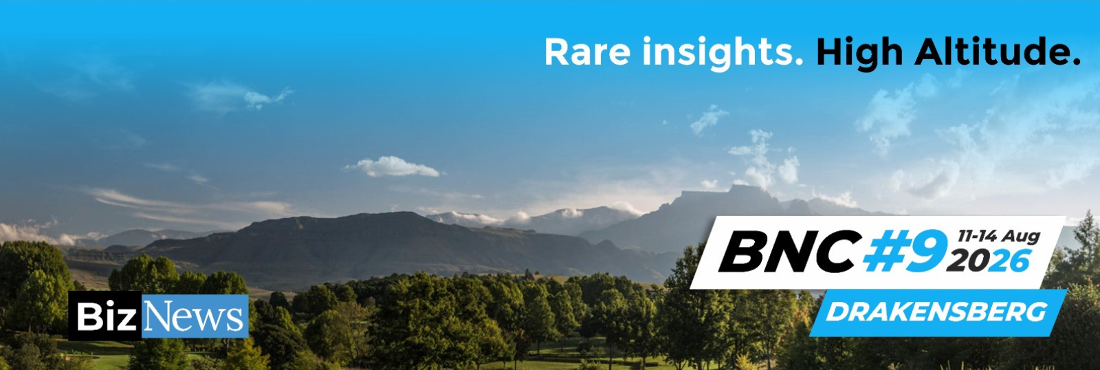 BizNews Conference #9 - Drakensberg - 11-14  August 2026
