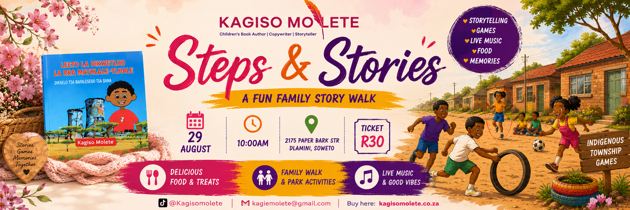 Steps & Stories family event - Kagiso Molete