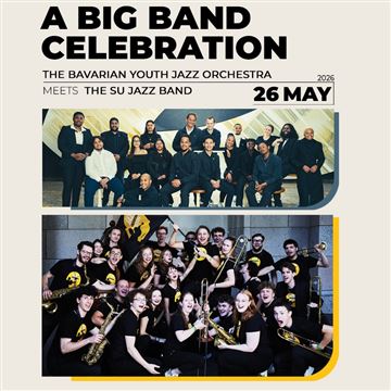 The Bavarian Youth Jazz Orchestra meets the SU Jazz Band – A Big Band Celebration event image