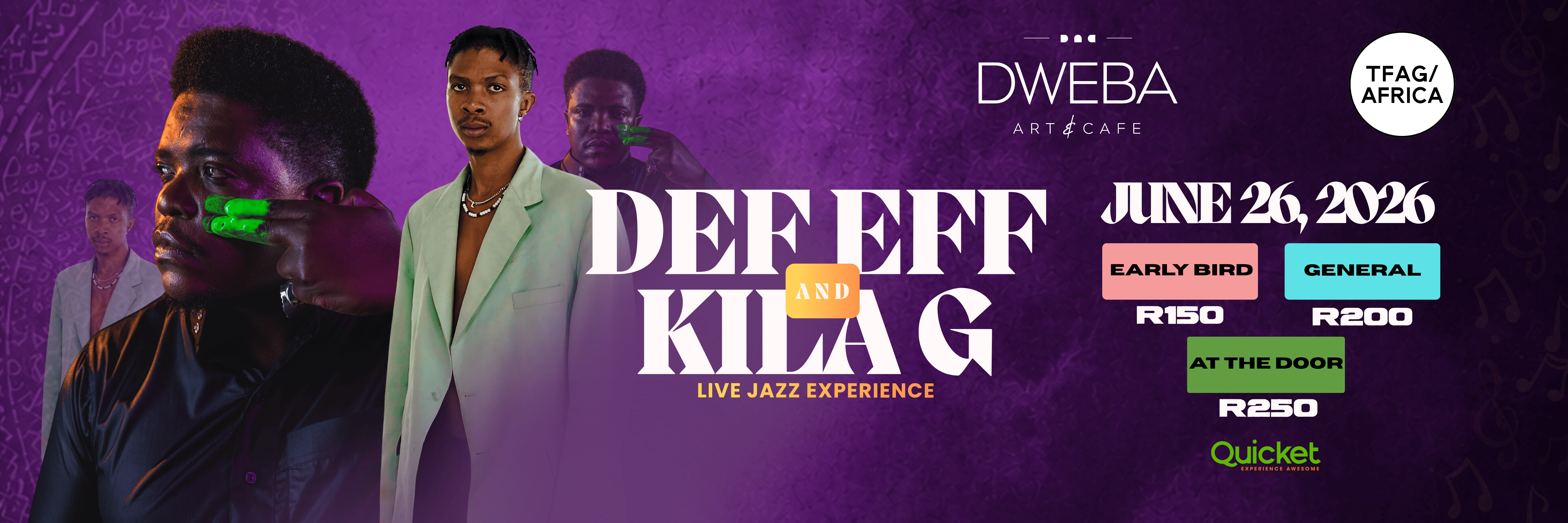 Afro Jazz Night with DEF EFF & Kila G