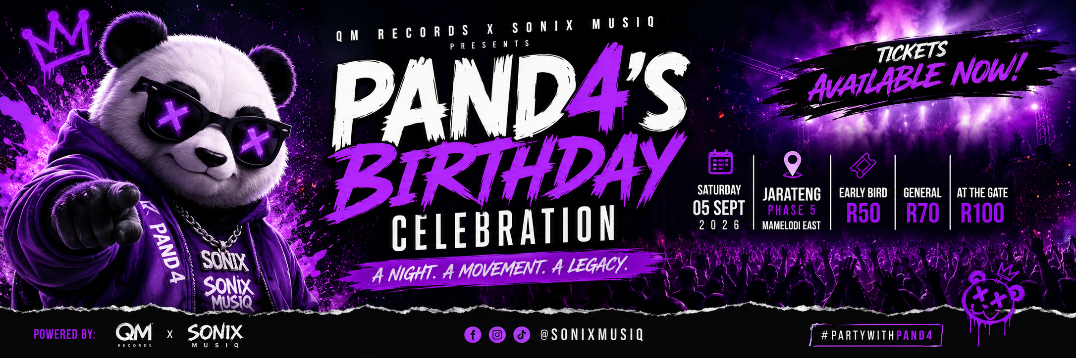 Book tickets for Pand4's Birthday Celebration