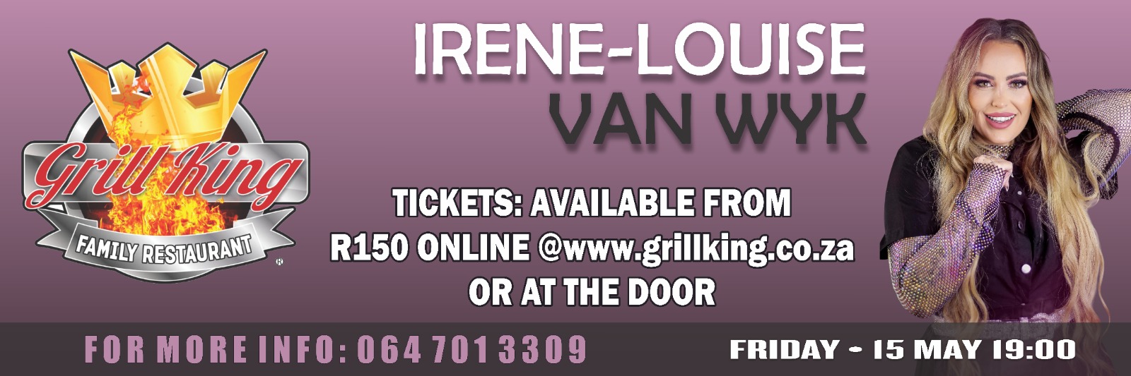 Irene-Louise Van Wyk @ Grill King