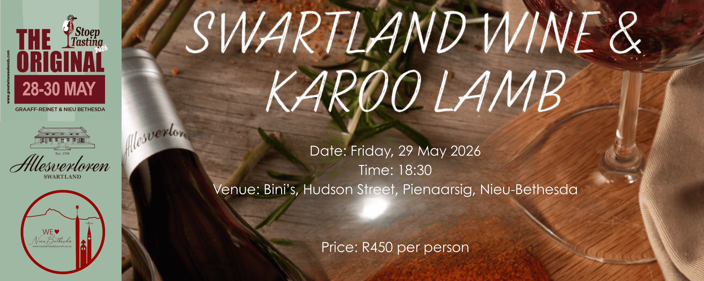 Stoeptasting - A Taste of the Karoo with Allesverloren