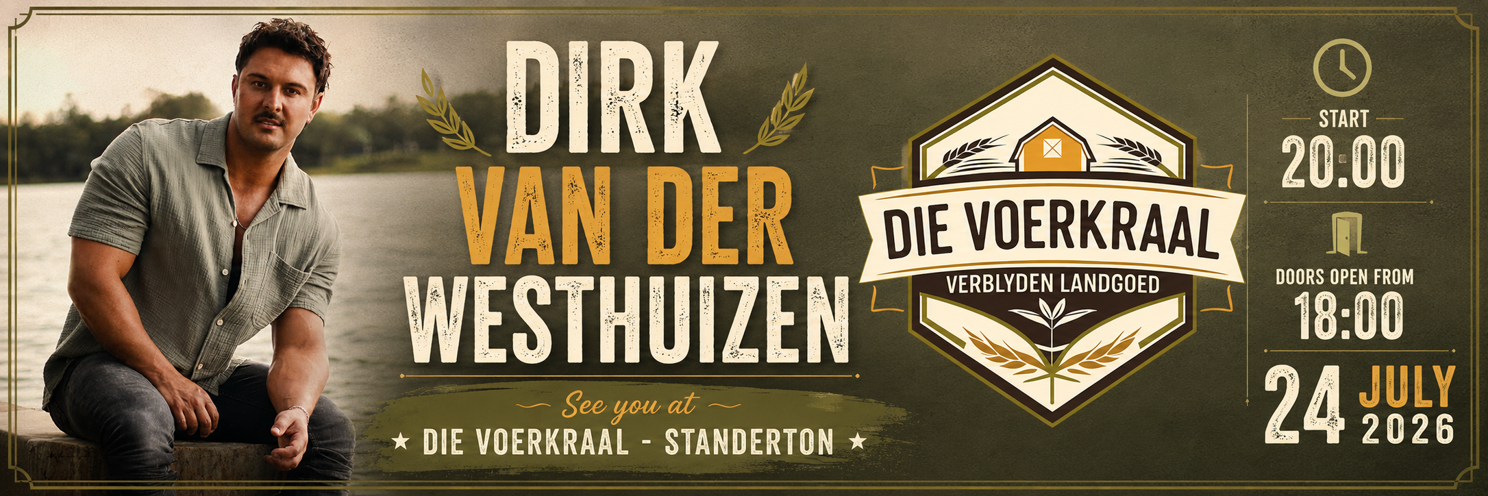 Dirk Van Der Westhuizen @ Die Voerkraal - STANDERTON