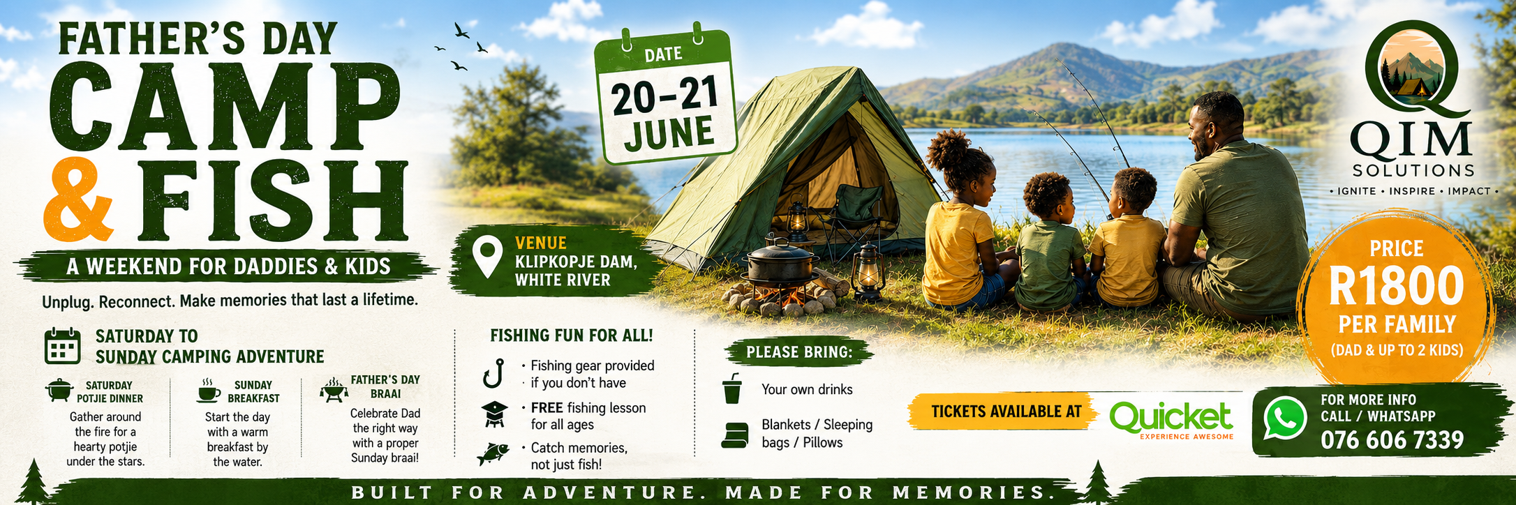 Father's Day Camp and Fish