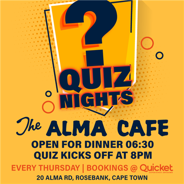 Alma Cafe Quiz event image