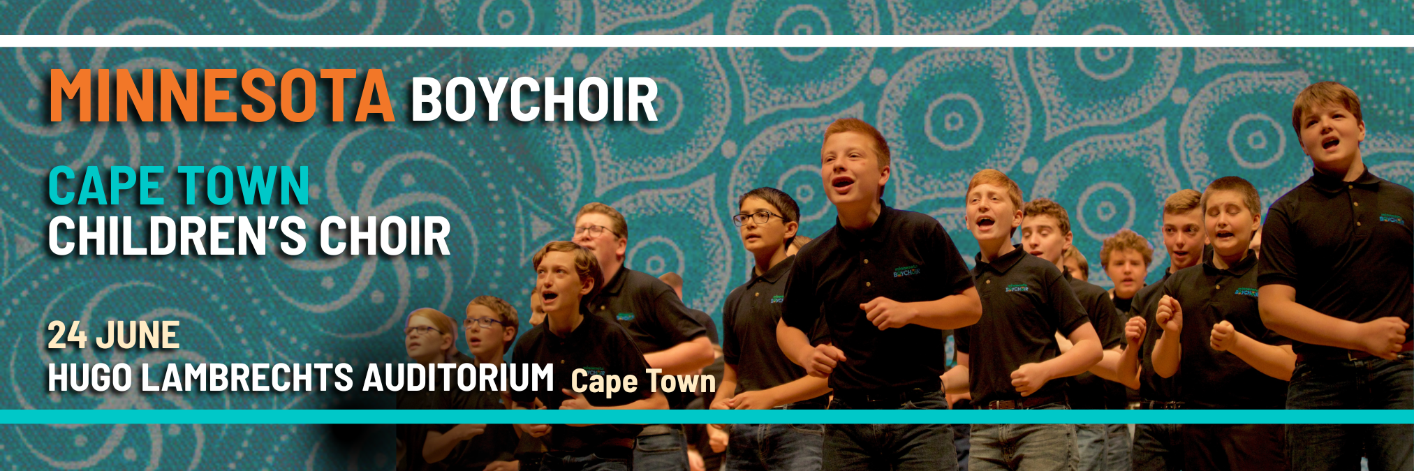 Minnesota Boychoir with Cape Town Children's Choir  - Hugo Lambrechts Auditorium