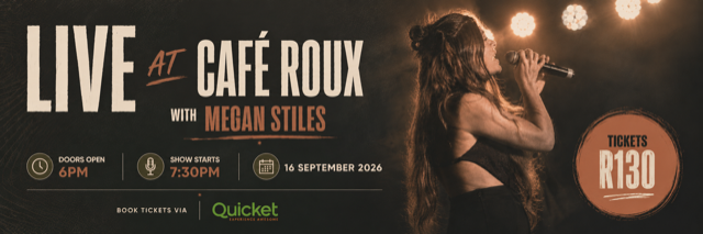 Megan Stiles LIVE! @ café Roux