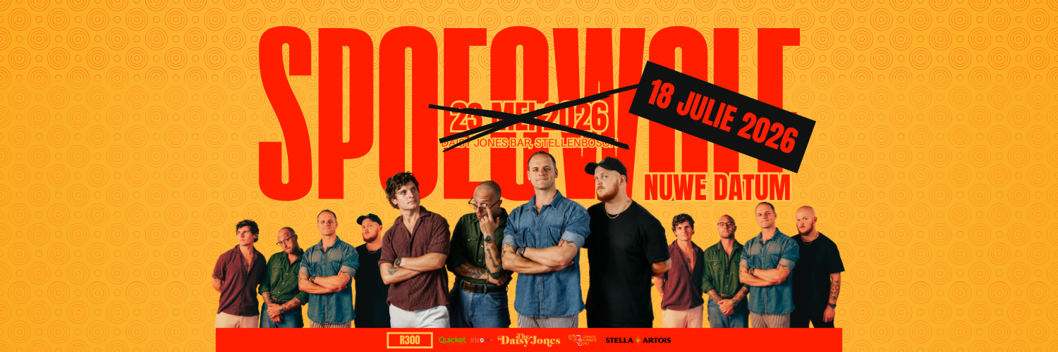 SPOEGWOLF live by Daisy Jones, Stellenbosch - [Saterdag]