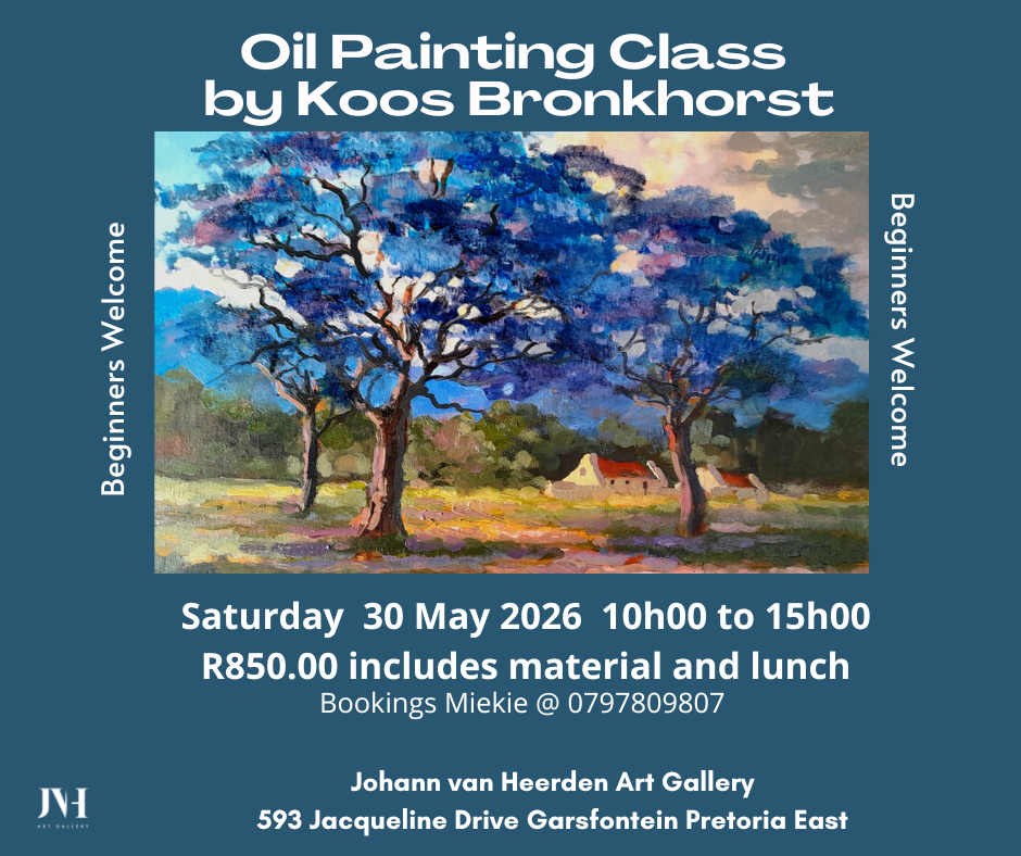 Oil PAINTING CLASS BY KOOS BRONKHORST