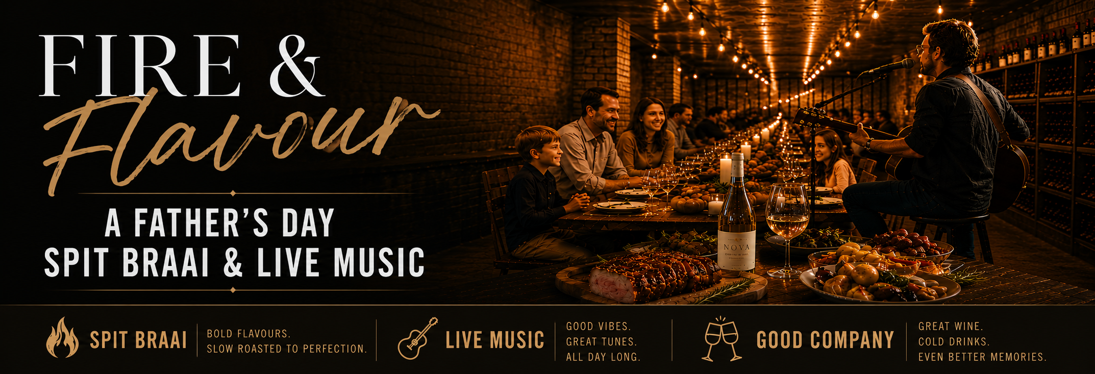 Book tickets for Father's Day Fire & Flavour