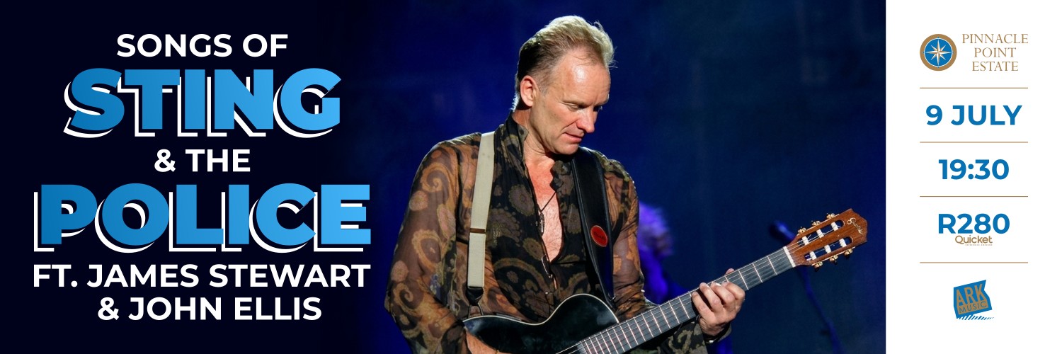 Songs of Sting & The Police live in Mossel Bay