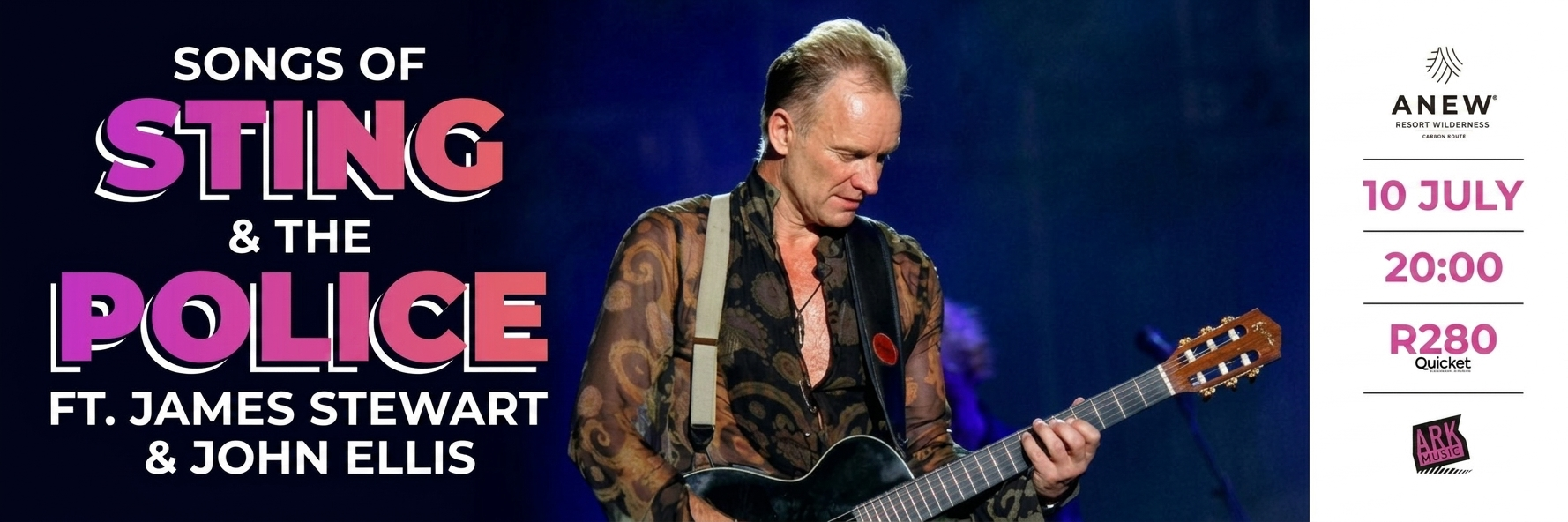 Songs of Sting & The Police live in Wilderness