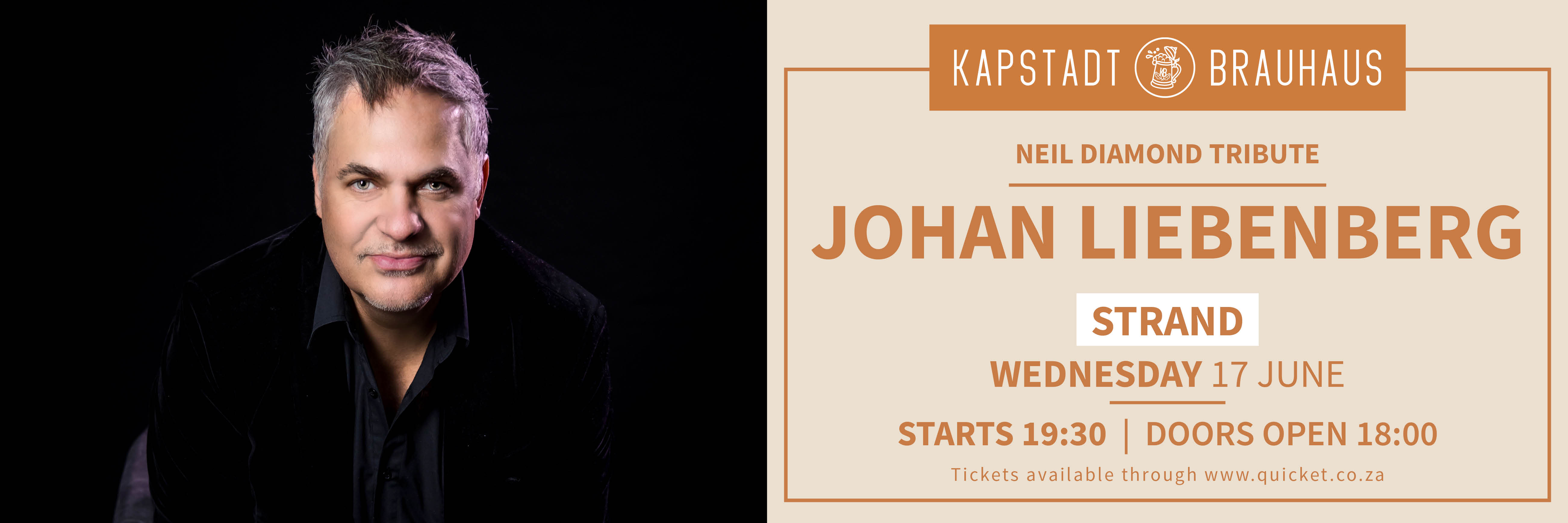The music of Neil Diamond by Johan Liebenberg | Kapstadt Brauhaus Strand