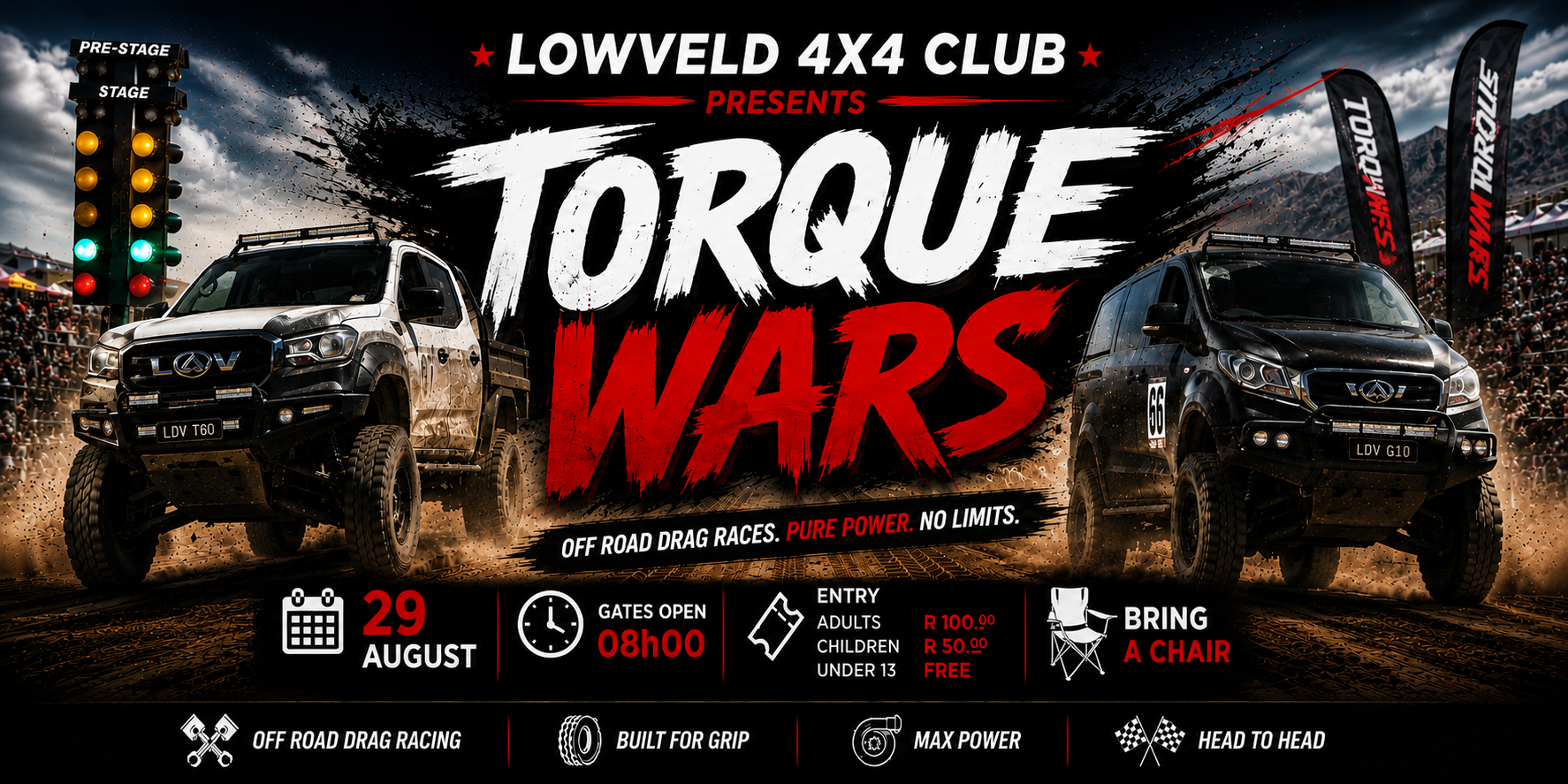 Lowveld 4x4 Club Torque Wars Drags