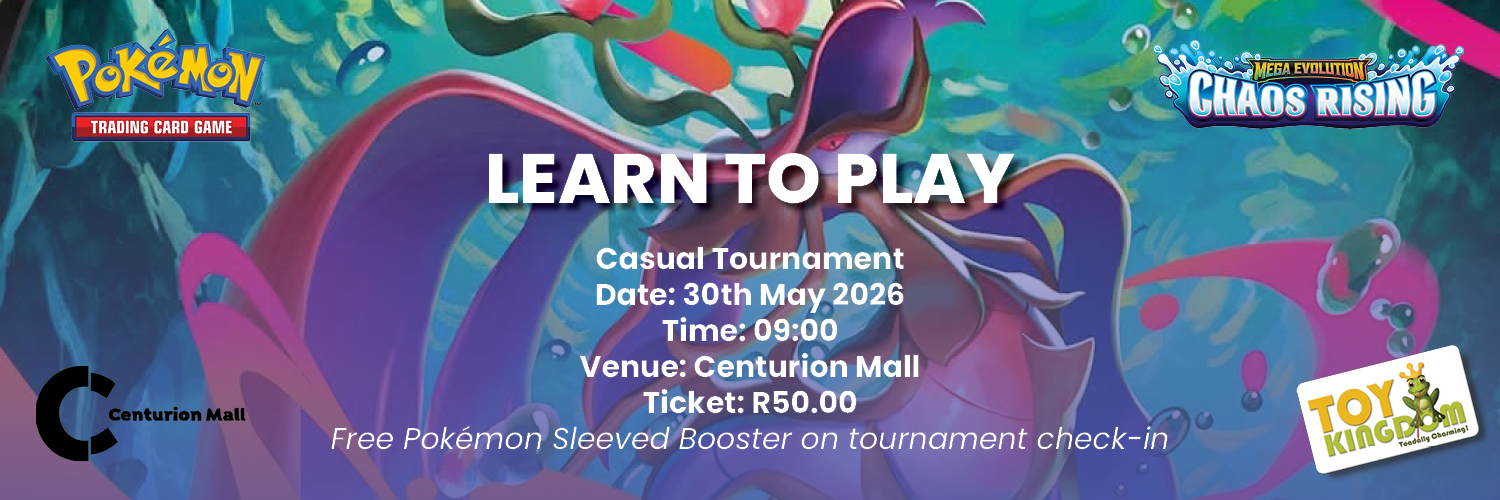 Pokémon TCG – Mega Evolution: Chaos Rising Casual Tournament & Learn-to-Play Experience - Centurion Mall