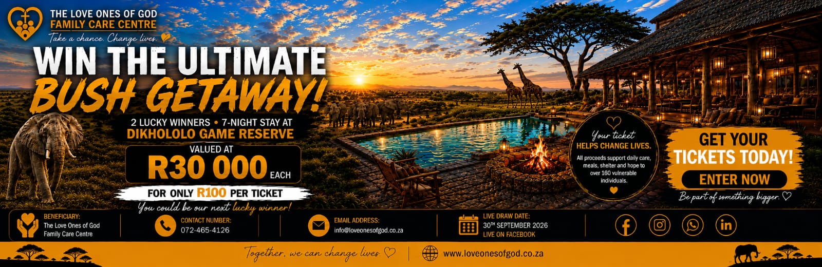 WIN THE ULTIMATE BUSH GETAWAY