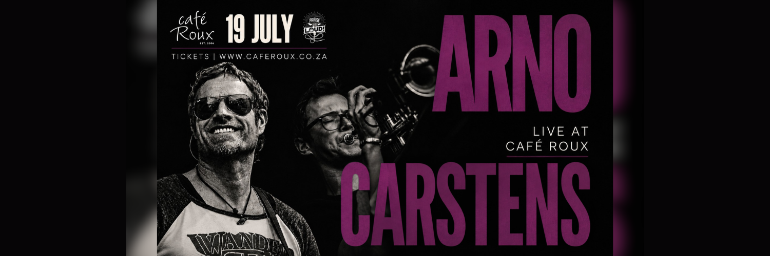 Arno Carstens LIVE! @ café Roux
