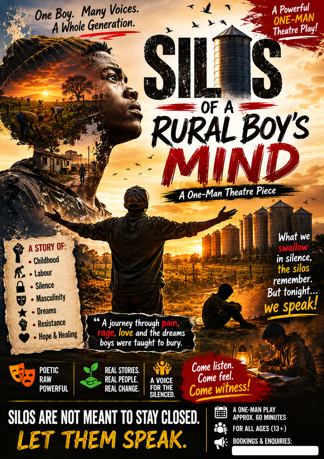 The silos of a rural boys mind