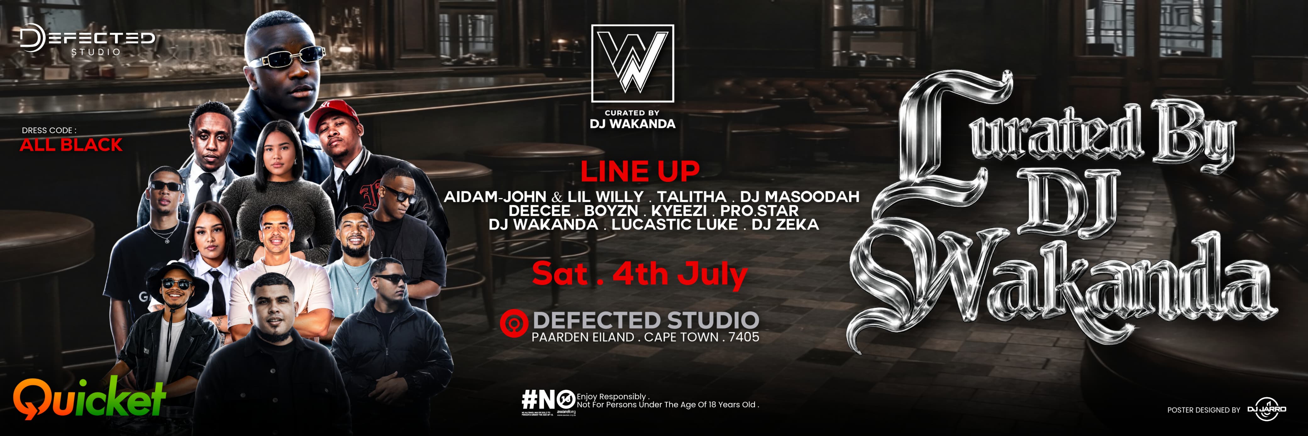 It's curated by DJ Wakanda