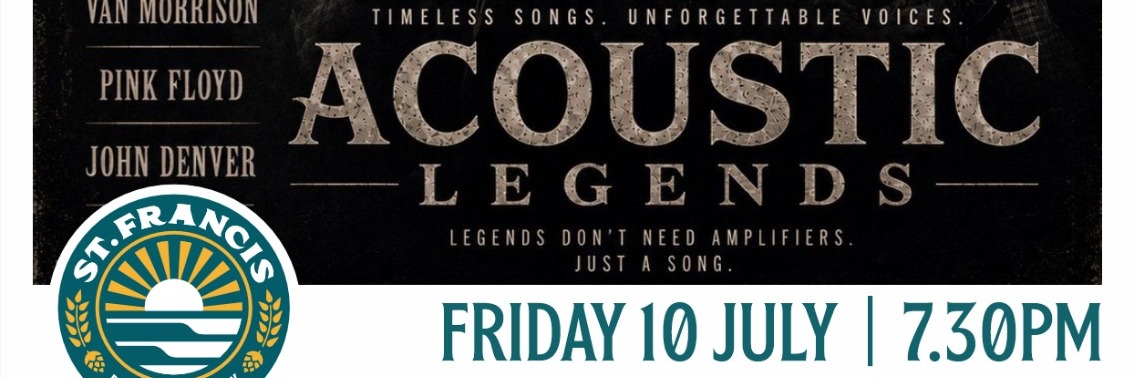 Acoustic Legends- Strings & Stories @ St Francis Brewery