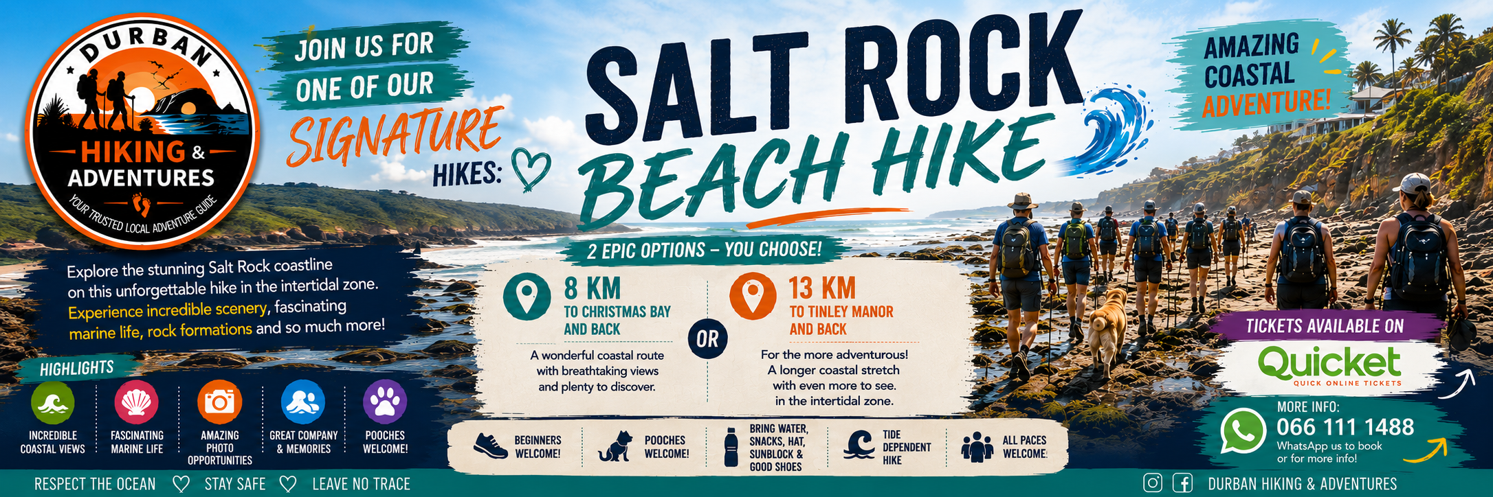 Salt Rock Beach Hike