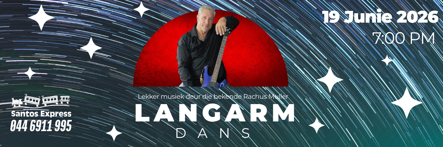 Junie Langarm Dans saam met Rachus Muller by Santos Express