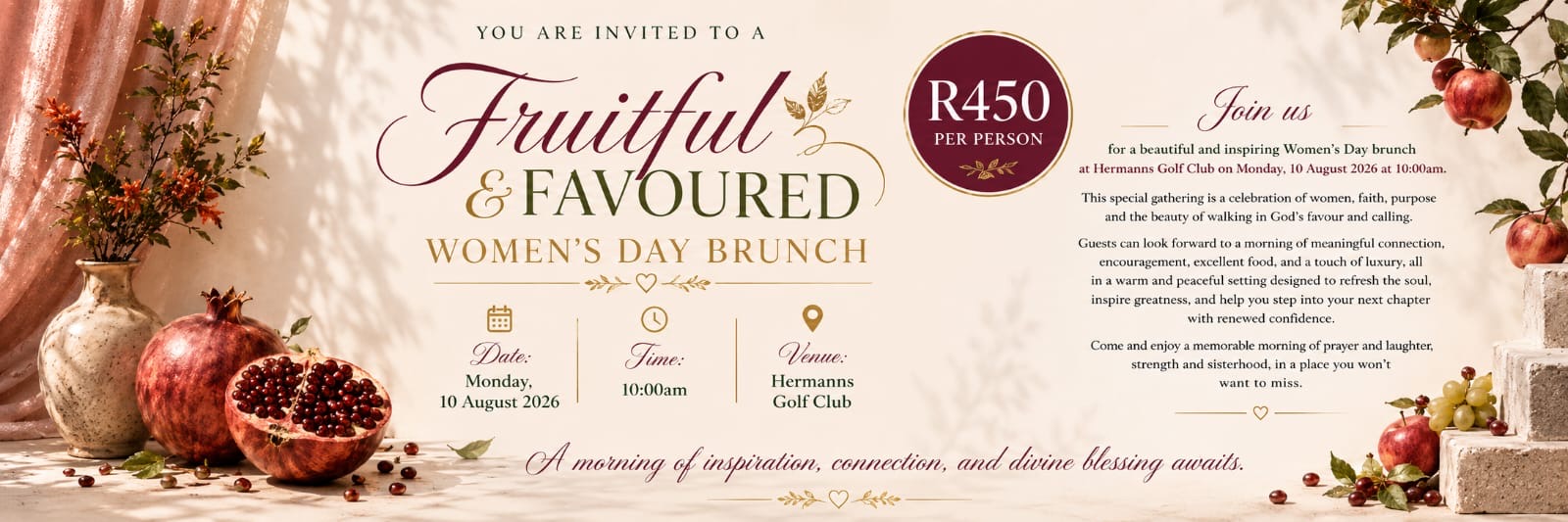 Fruitful & Favoured - Women's Day Brunch