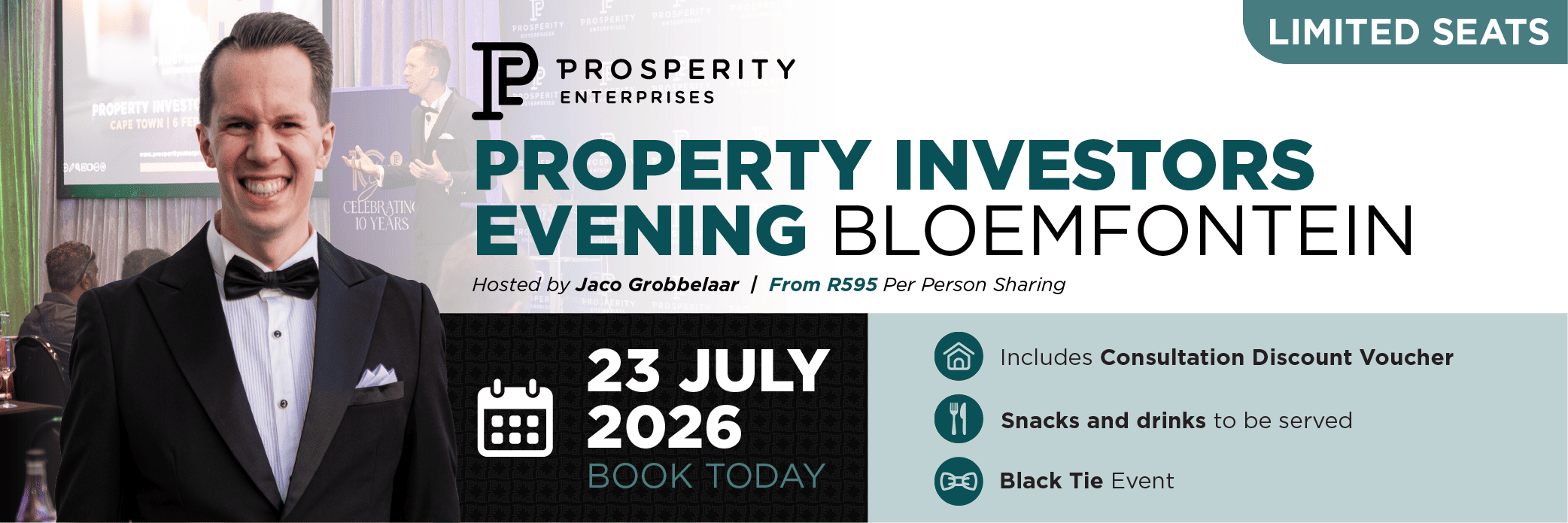 Be Prosperous - Property Investors Evening - Bloemfontein 23 July 2026