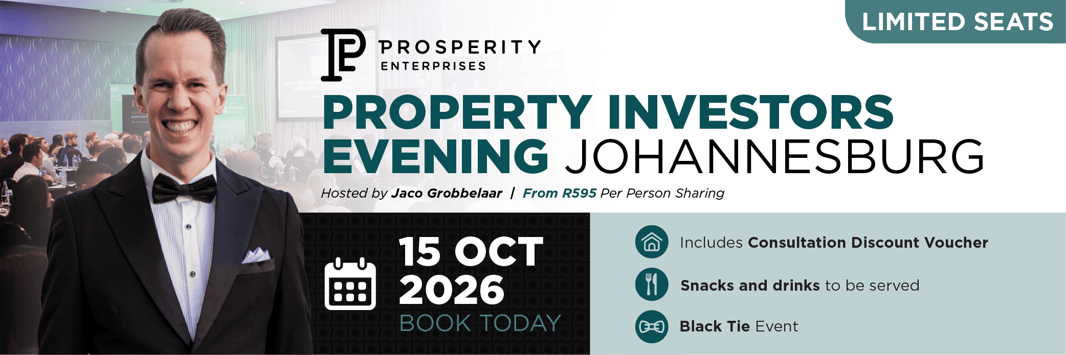 Be Prosperous - Property Investors Evening - Johannesburg 15 October 2026