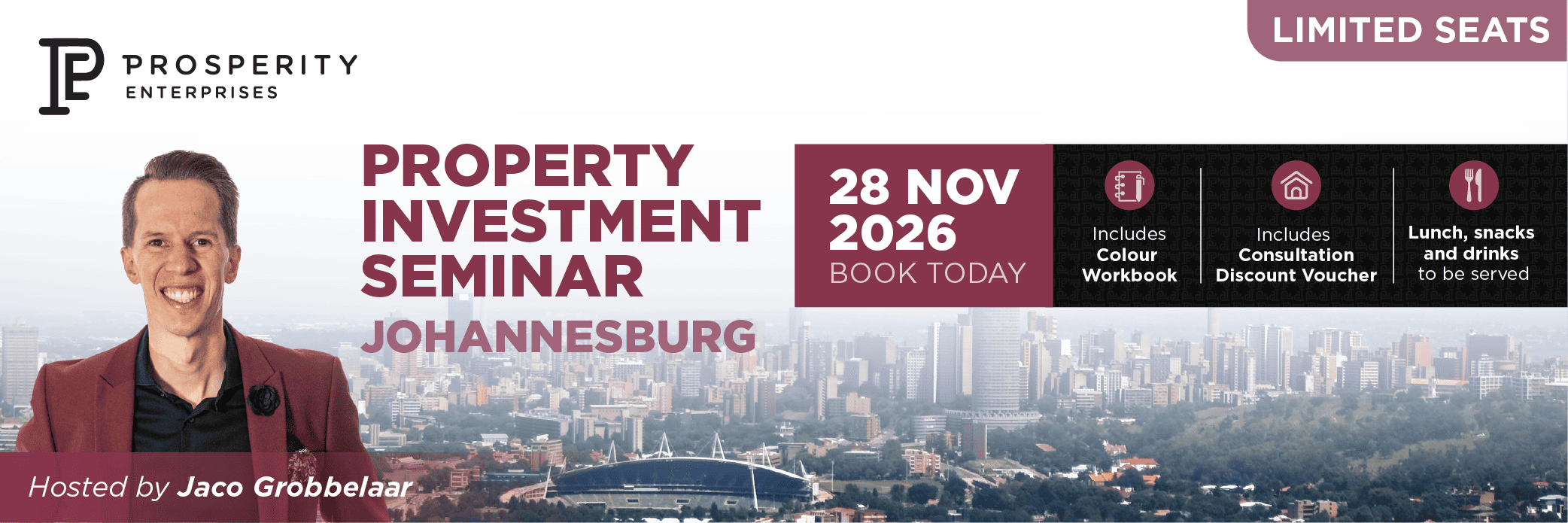 Be Prosperous - Property Investment Seminar - Johannesburg (Full Day) - 28 November 2026