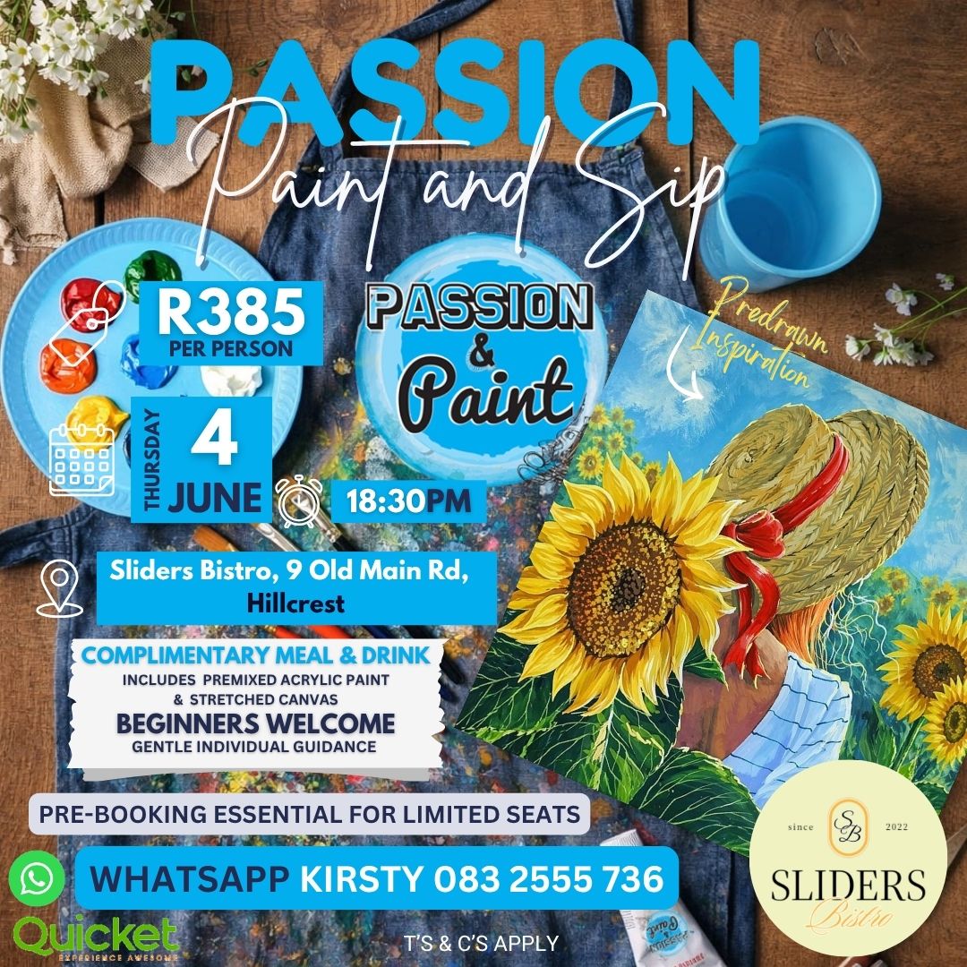 Passion Paint and Sip and Dine - You are my sunshine