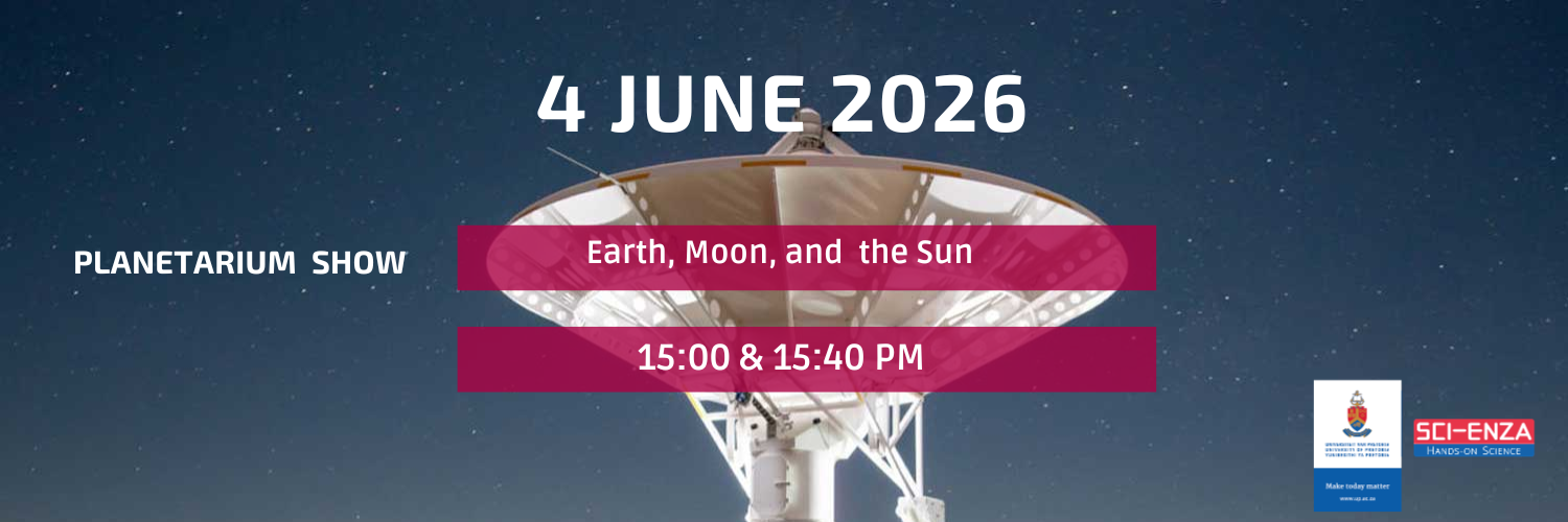 The sun, moon and Earth Planetarium show