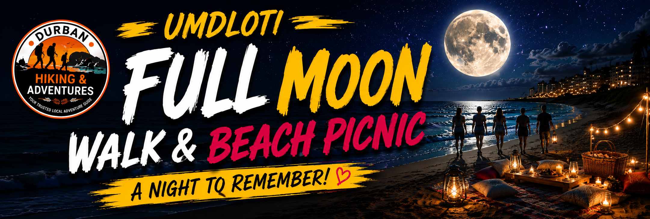 Umdloti Full Moon Walk & Beach Picnic