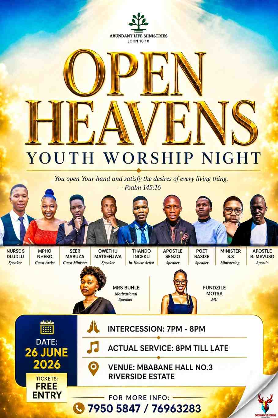 Book tickets for OPEN HEAVENS WORSHIP NIGHT