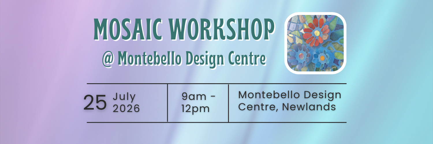 Workshops at Montebello, 3D Flower Mosaic Workshop 25 July 2026