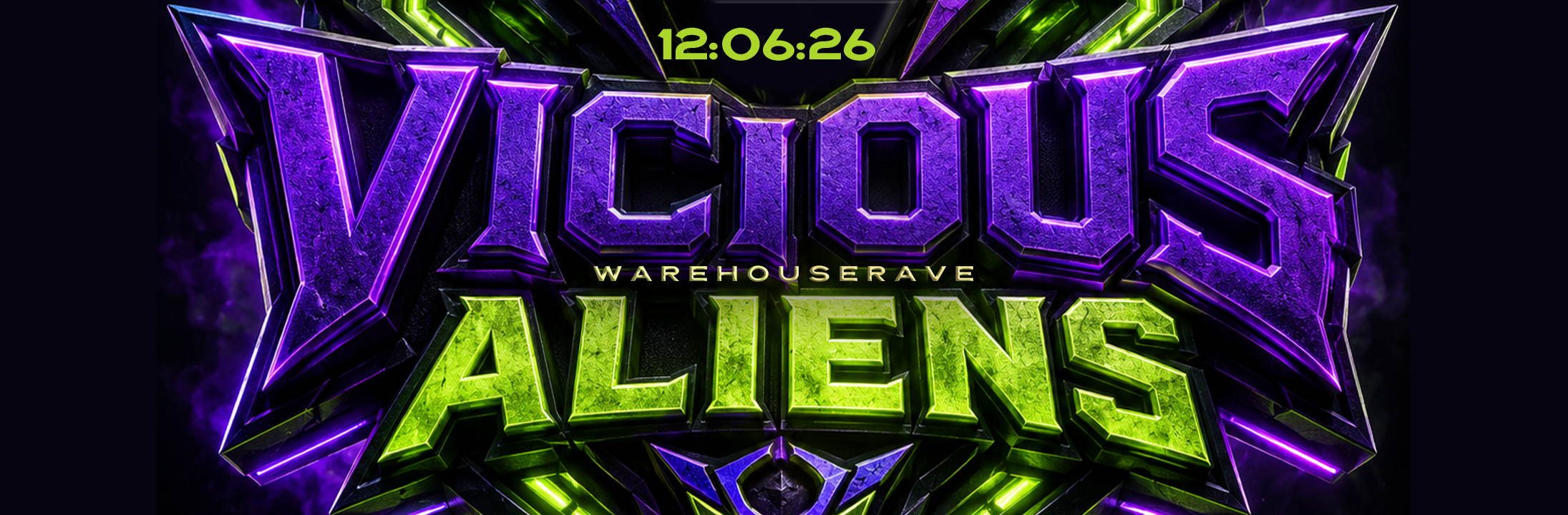 Vicious Aliens - Warehouse Rave - 12 June - The Bunker - Book Now