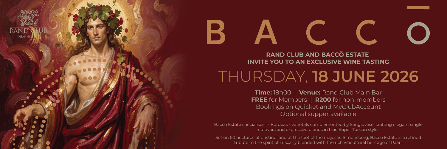 Bacco Estate wine tasting