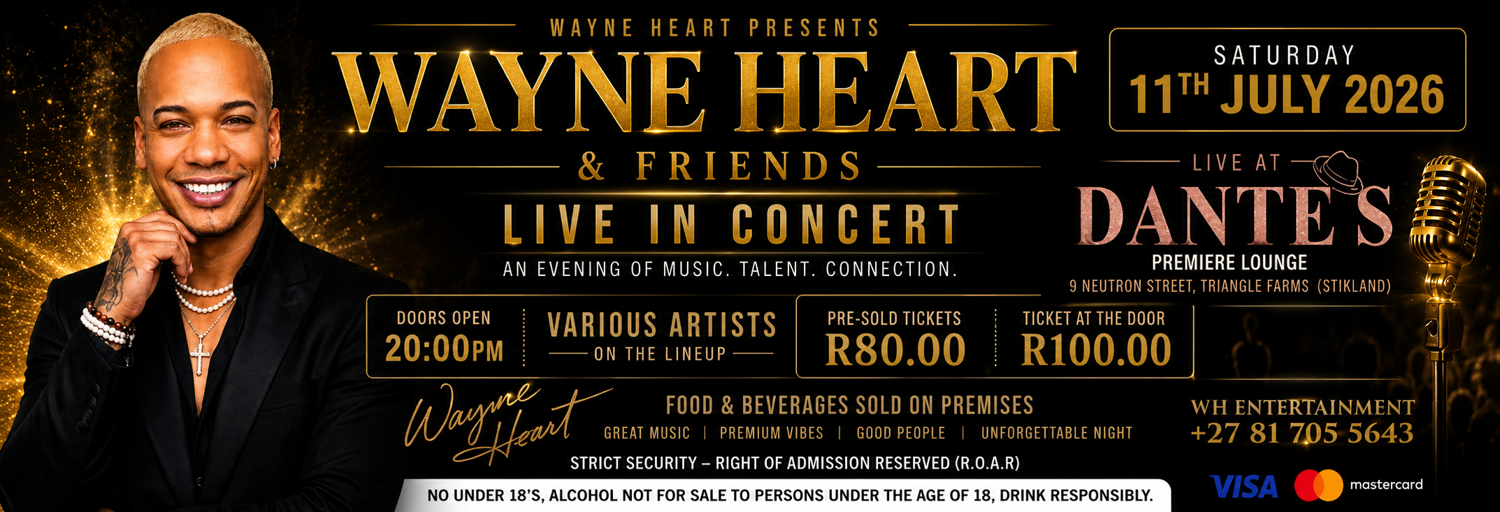 WAYNE HEART & FRIENDS – LIVE IN CONCERT