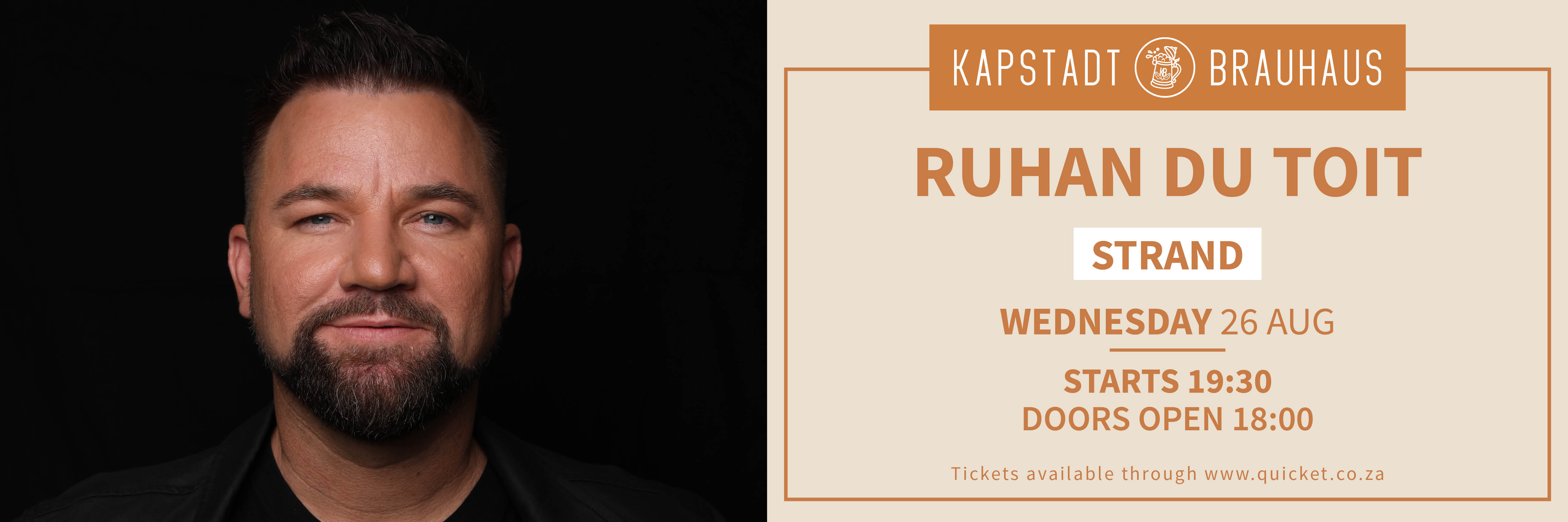 Ruhan du Toit live by Kapstadt Brauhaus Strand