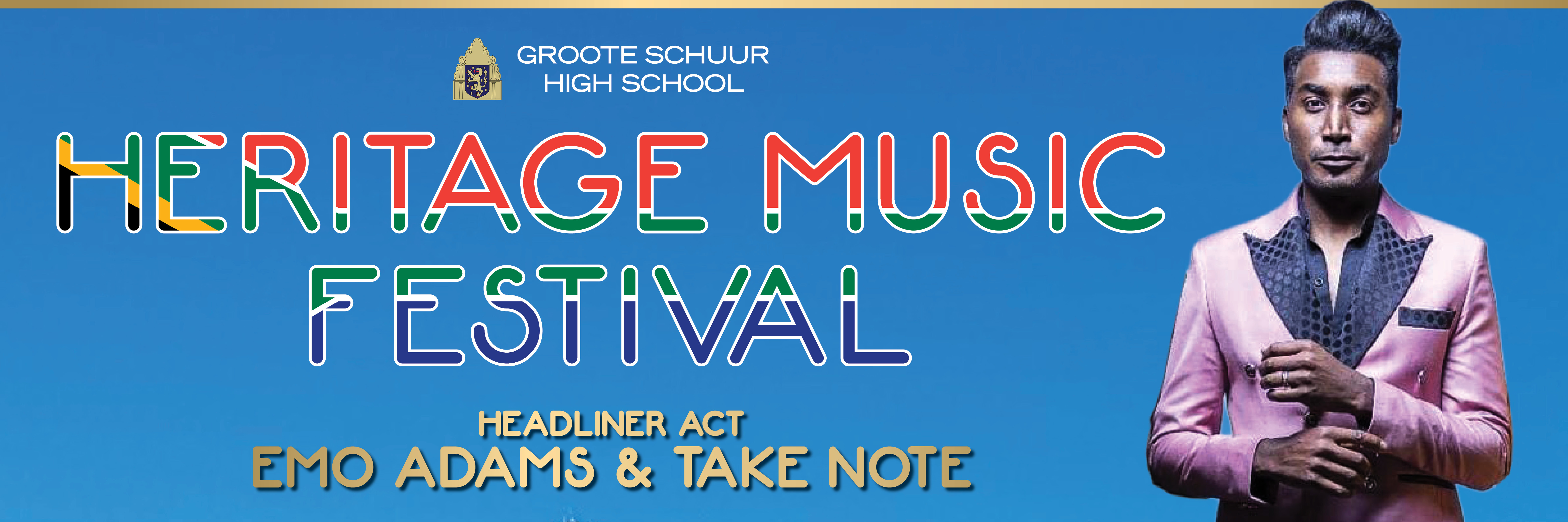 Heritage Music Festival 2026 - Headliner Act: Emo Adams and Take Note
