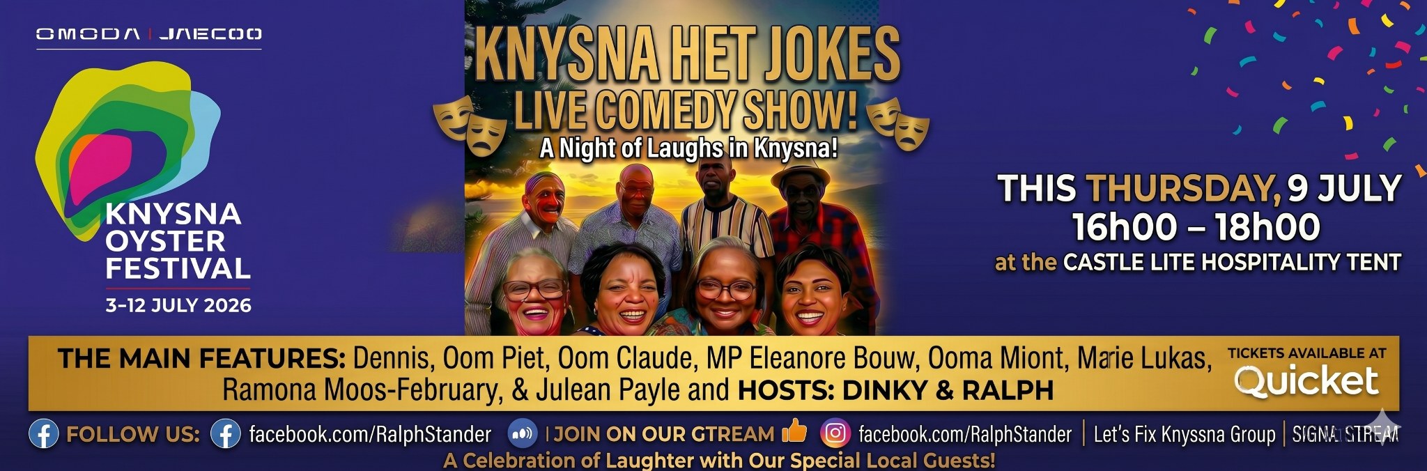 Knysna Het Jokes Oyster Festival Show
