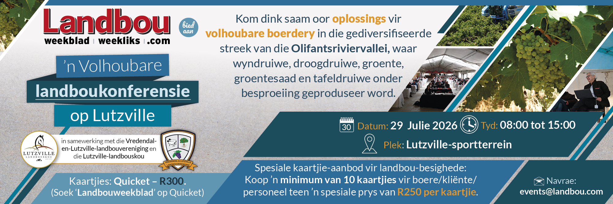 Volhoubare landboukonferensie: Lutzville