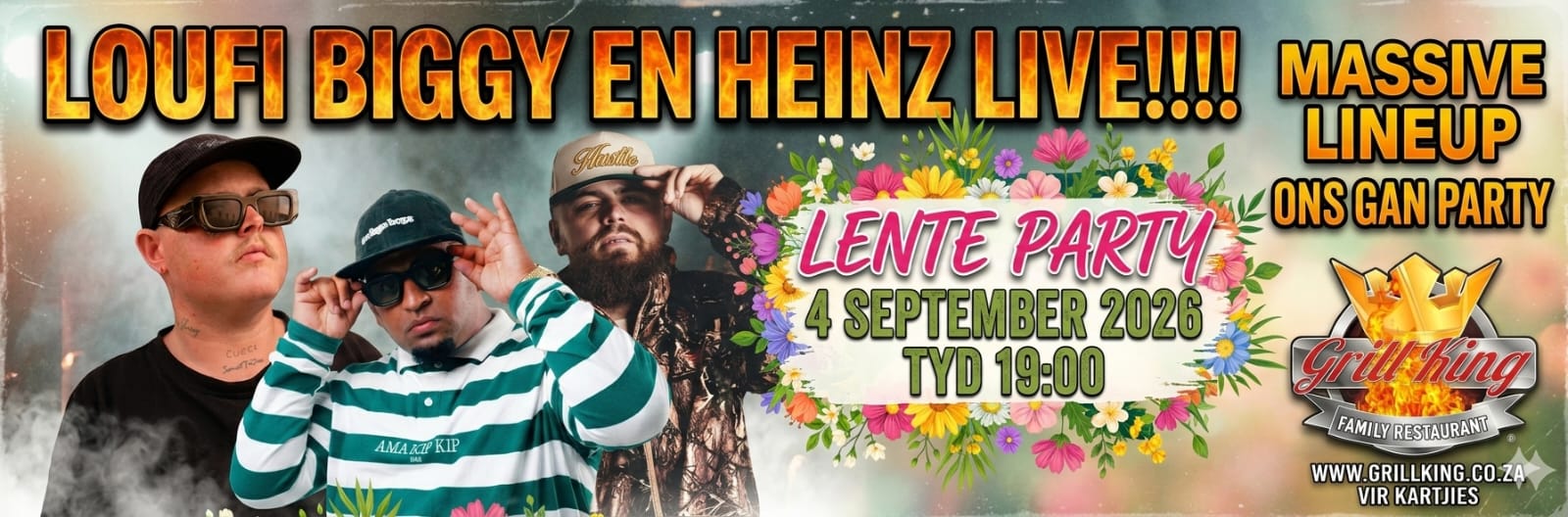SPRING Party with Loufi, Biggy and Heinz