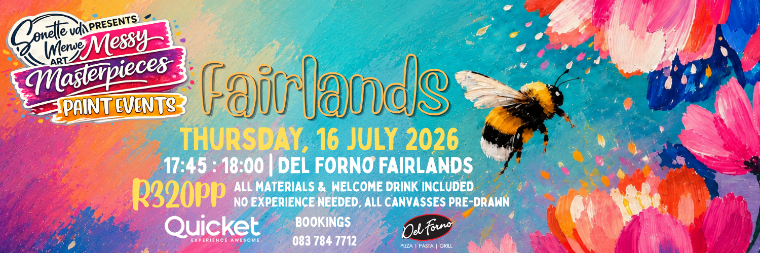 Messy Masterpieces Paint and Sip Night @ Del Forno Fairlands
