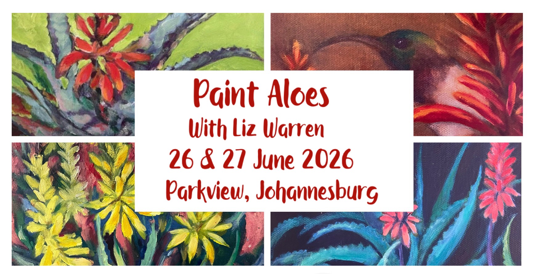 Aloe Painting Workshop With Liz Warren