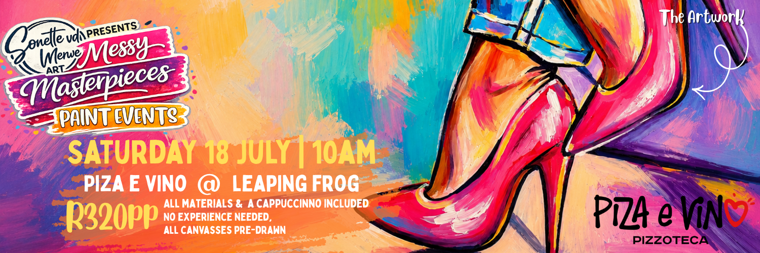 Messy Masterpieces Paint and Sip Morning @ Piza e Vino Leaping Frog