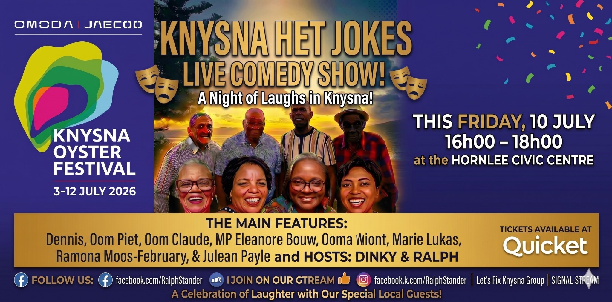 Knysna Het Jokes Oyster Festival Hornlee